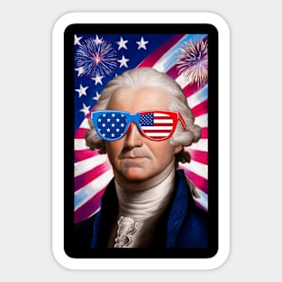 George Washington's Independence Style Sticker